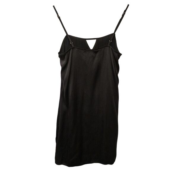 Fleur du Mal Silk Mini Sleep Slip Dress Black Size XS Lingerie Femme Luxe - Picture 6 of 7